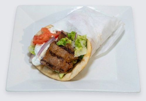 Beef Souvlaki Pita